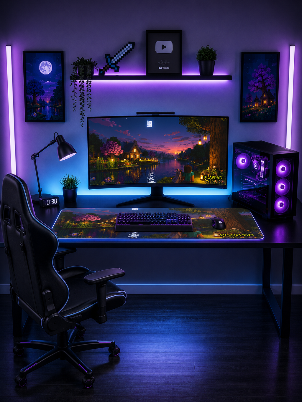 Minecraft deskmat