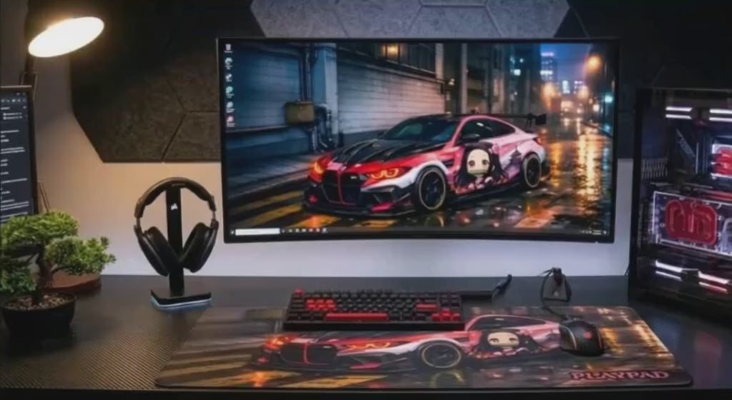 Gaming desk mat